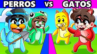 PERROS vs GATOS en Party Animals CON MIS AMIGOS… [upl. by Nessi]