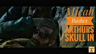 Micah Bashes Arthurs Skull  2 Alternate Endings In Red Dead Redemption 2 [upl. by Eciralc]