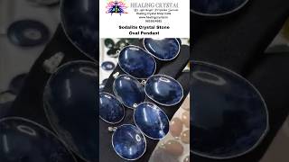 Sodalite crystal stone pendant  Healing Crystal Shop India Mumbai  919833824682 [upl. by Rebmac510]