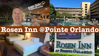 Rosen Inn at Pointe Orlando Hotel Review  International Drive Orlando Florida [upl. by Animor547]