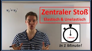 Zentraler Stoß in 1 Minute erklärt  MiniTutorial [upl. by Crandall287]