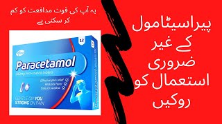 Stop Unnecessary Use of Paracetamol as Prophylactic Drug against Corona Urdu Hindi [upl. by Orman203]