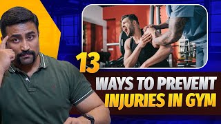 13 Ways to Prevent Injuries in Gym [upl. by Esinehc]