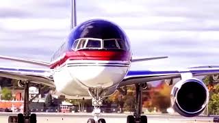 Trump Force One amp President Trumps Motorcade arrives in Las Vegas [upl. by Ociram]