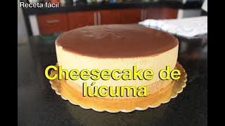 Cheesecake de lúcuma SIN HORNO  D Jesús [upl. by Cut]