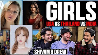 USA Thailand Aur Indian Girls Mein Kya Difference Hai   RealTalk Clips [upl. by Elodia474]