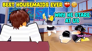 Reacting to Roblox Story  Roblox gay story 🏳️‍🌈 A GUY HIRED ME AS HIS MAID  PART 2 [upl. by Mirisola749]