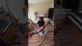 million dollar keytar solo practice shred [upl. by Ynamrej815]