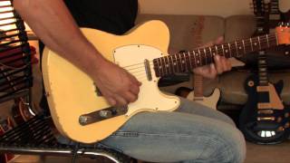 2011 Fender Custom Shop 1967 Relic Telecaster NammShow Model Part1 [upl. by Cerellia]