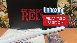 One Piece Film Red Fan Screening Merchandise Unboxing Odex Philippines [upl. by Baum]