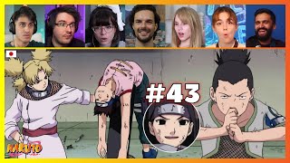 Naruto Episode 43  Temari vs Tenten amp Shikamaru vs Kin  Reaction Mashup ナルト [upl. by Dulci348]