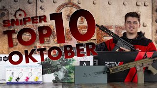 Unsere TOP 10 OKTOBER AIRSOFT NEUHEITEN [upl. by Rainah]