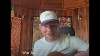 Afire Love  Ed Sheeran  Multiply Insta Live 200524 [upl. by Lleuqar]