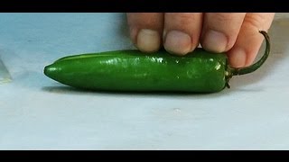 Best Way To Cut Up A Serano Pepper [upl. by Enitsuga]