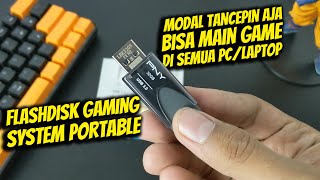 BIKIN FLASHDISK GAMING PORTABLE  BISA MAIN GAME DIMANA SAJA KAPAN SAJA [upl. by Diskson]