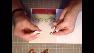 Tarjeta Navidad  Scrapbooking con Lily [upl. by Arin669]