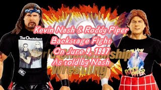 Nash amp Piper Backstage Fight in WCW as told by Kevin Nash [upl. by Asiaj392]