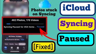 how to fix iCloud syncing paused on iPhone  iCloud stuck on sync  Apple Tech world [upl. by Nitfa]