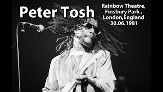 Peter Tosh  Full Concert Live  Rainbow Theatre Finsbury Park London England 30061981 [upl. by Eninnaej]