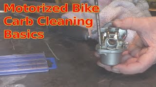 How To Clean A 2 Stroke Motorized Bicycle Carburetor [upl. by Nnyliram501]