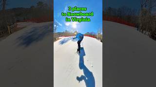 3 Best Ski Resorts in Virginia snowboarding midatlantic shorts [upl. by Leuas]