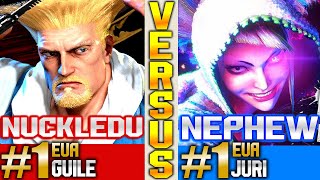 SF6 Guile NuckleDu Vs NEPHEW Juri ▰ High Level [upl. by Burn]