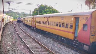 Visakha Express Overtakes Padmavathi Express  Moula ali [upl. by Irvine]