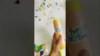 🎉🥰very Easy Party 🥳 Popper for Birthday party Time diy art youtubeshorts [upl. by Sullecram]