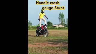 handle carriage Stunt jump karata bike 😱❤😈lover bike parking stunt Rider NS Pulsar 160 stunt By [upl. by Netram407]