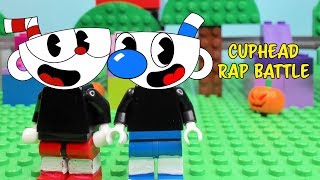 Lego Cuphead  Cartoon Rap Battle Mashed Ver Animation [upl. by Dearr]