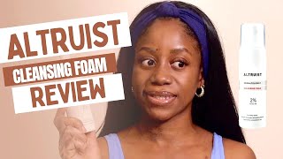 NEW ALTRUIST CLEANSING FOAM REVIEW  Ife Balogun [upl. by Morven865]