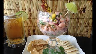 CEVICHE DE SALMON CON MANGO RECETA DELICIOSA [upl. by Magree]