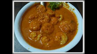 Authentic Malvani Kolambi Rassa  Malvani Prawns Curry [upl. by Suzy687]