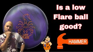 Hammer Scorpion Low Flare Bowling Ball Review [upl. by Htrap]