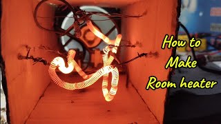 How to make Room Heater  Room Heater banana  cardboard Room Heater CREATORBOY4 [upl. by Eyanaj287]