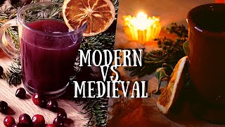 Medieval Hypocras vs German Glühwein  the best mulled wine recipe  21daystilyule  Day 2 [upl. by Eilahtan]