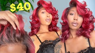 IT’S A SYNTHETIC WIG YALL Outre 5x5 Lace Closure Wig Body Wave 16’ Trendy Kay [upl. by Bagley652]