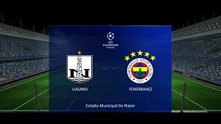 Pes 13 Lugona vs Fenerbahçe Şampiyonlar Ligi 2 Ön Eleme 1 Ayak YENİ TRANSFERLER [upl. by Yaker]