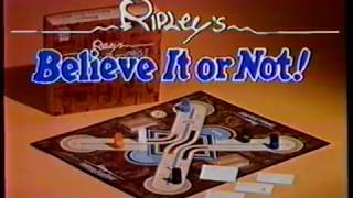 1985 Ripleys Believe It or Not Board Game TV Commercial [upl. by Cornelie]