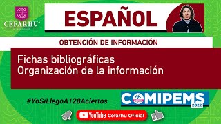 Curso COMIPEMS 2022 GRATUITO – ESPAÑOL – FICHAS BIBLIOGRÁFICAS [upl. by Monetta]