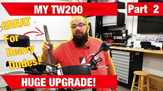 How to Change Your Fork Springs on a Motorcycles  My TW200 Build  Part 2 [upl. by Seuqcaj894]