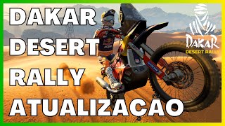 Atualizção Dakar Desert Rally PC Moto Gameplay Modo Profissional [upl. by Yrrah699]