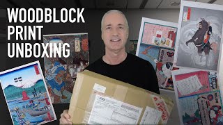 Japanese Woodblock Print Unboxing [upl. by Neeli]