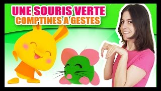 Une souris verte  40min de Comptines à gestes pour bébé  Monde des Titounis [upl. by Duck180]