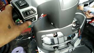 kymco like 150i Dual horn with rapid installed [upl. by Boudreaux225]