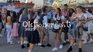 Oktoberfest Munich 2023  Oktoberfest Germany walking tour 4k [upl. by Ragouzis173]