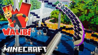 WALIBI Pretpark XPRESS ATTRACTIE in MINECRAFT met MODELS [upl. by Virgilia]