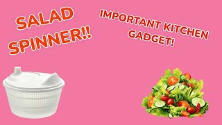 SALAD SPINNERMUST HAVE KITCHEN GADGET [upl. by Combs29]