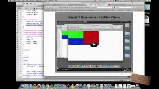 Making Embedded YouTube Videos Responsive  Responsive Web Design [upl. by Ikairik]