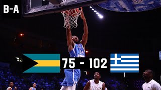 Bahamas  Greece 75102  Full Highlights  Acropolis Tournament  27062024 [upl. by Elime]